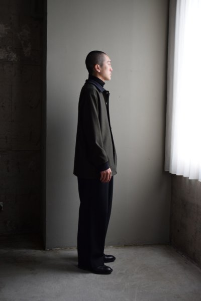画像1: m's braque (エムズ ブラック) OVER SHIRT JACKET [KHAKI アムンゼン]