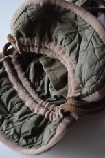 画像3: m's braque (エムズ ブラック) SILK-LOFT QUILTING DRAWSTRING BAG [2-colors] (3)