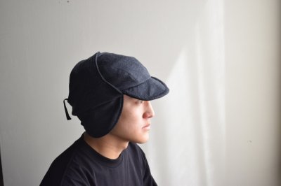 画像2: COMESANDGOES  (カムズアンドゴーズ) TECH WOOL ARMY EAR CAP no.28277 [2-colors]