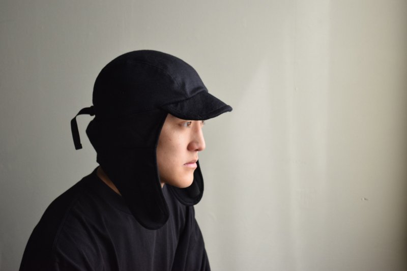 画像1: COMESANDGOES  (カムズアンドゴーズ) TECH WOOL ARMY EAR CAP no.28277 [2-colors]