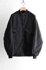 画像5: COMOLI (コモリ) コットンジャージ G8ジャケット [BLACK] (5)