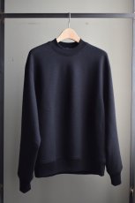 画像5: Cale (カル)  Super 120's  エアーウール裏毛 プルオーバー [BLACK] (5)