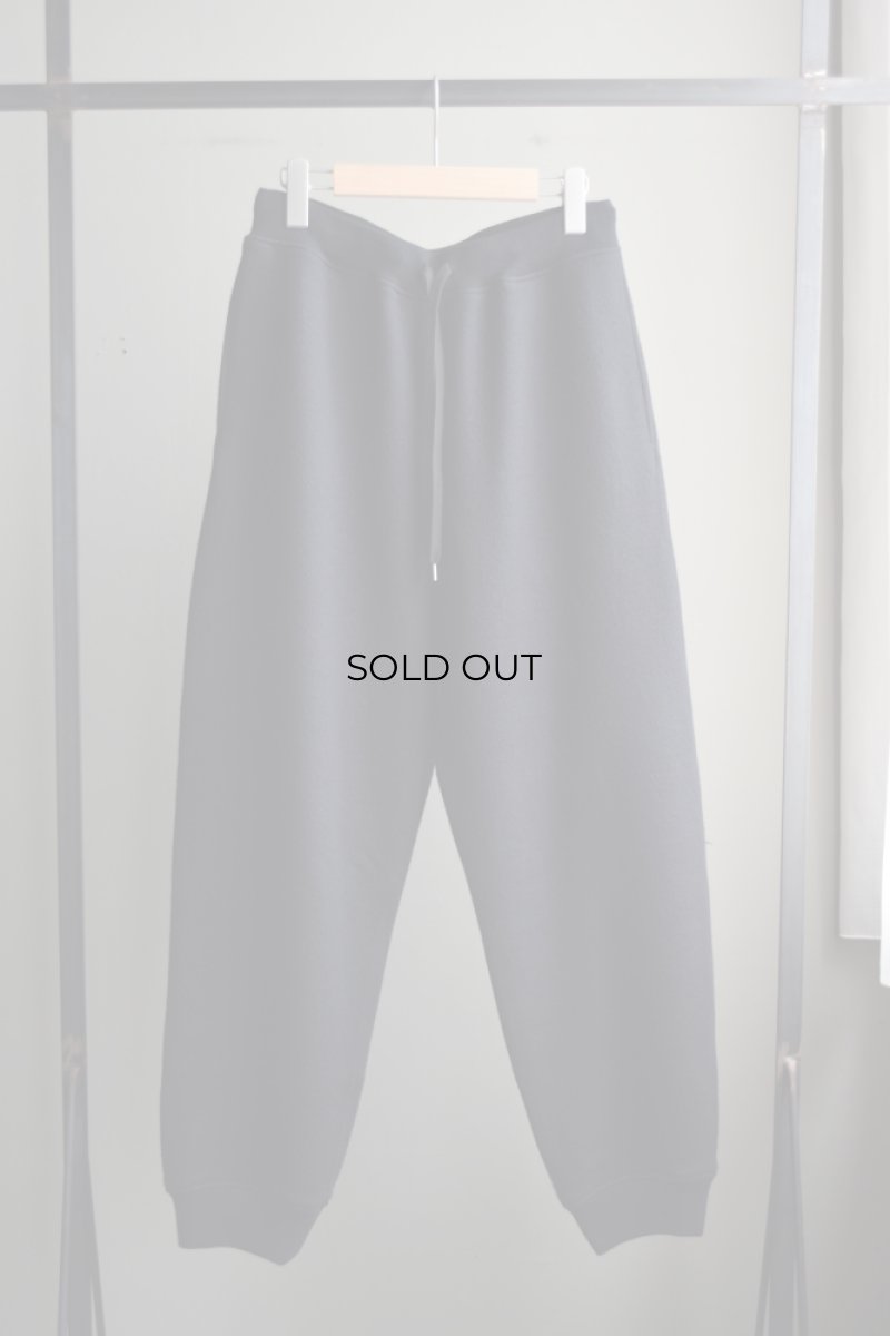 画像5: 【SALE】Cale (カル)  Super 120's  エアーウール裏毛 リブパンツ [BLACK] (5)