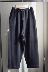 画像5: WALENODE (ウェルノード) Innocent YAK Wide tapered pants [BLACK] (5)
