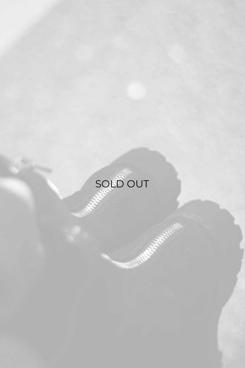 画像9: GUIDI (グイディ) 788V CALF REVERSE LINED BACK ZIP HIGH BOOT [BLACK] (9)