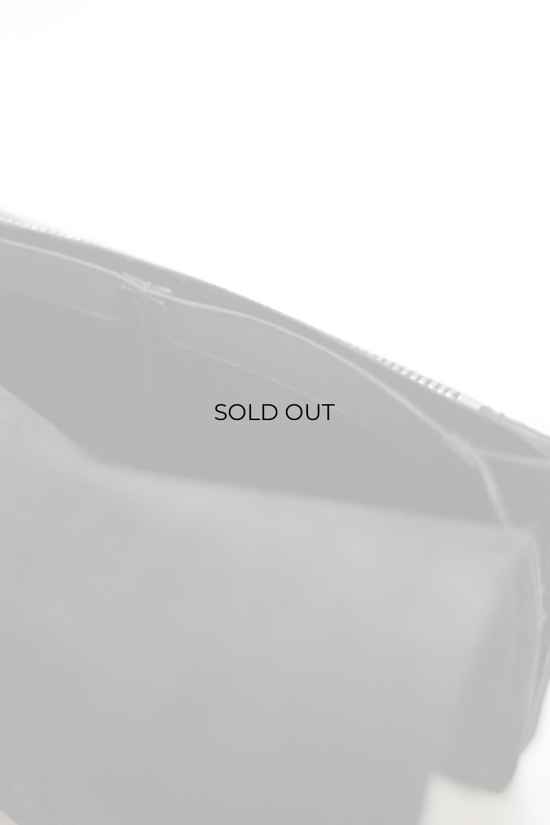 画像4: GUIDI (グイディ) PRESSED KANGAROO WALLET [BLACK] (4)