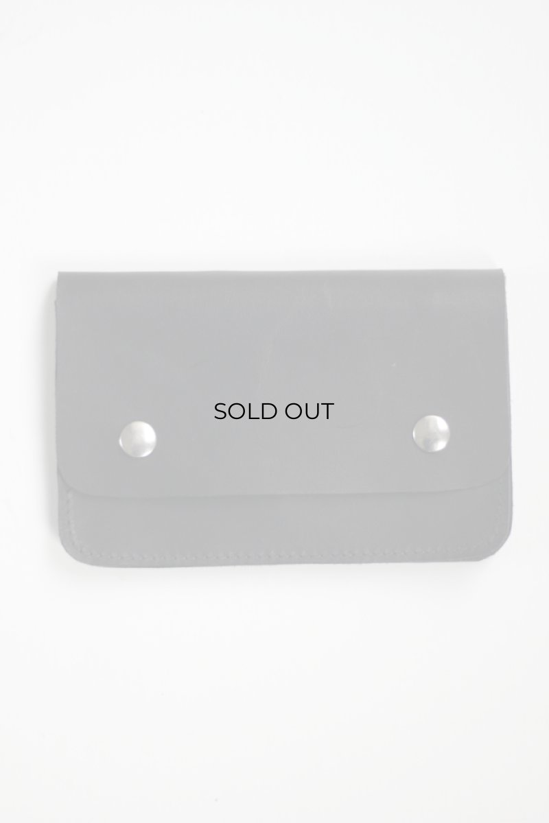 画像1: GUIDI (グイディ) PRESSED KANGAROO WALLET [BLACK] (1)