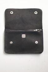 画像2: GUIDI (グイディ) PRESSED KANGAROO WALLET [BLACK] (2)