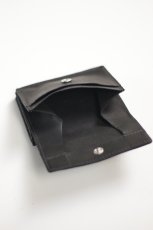 画像4: GUIDI (グイディ) PRESSED KANGAROO DOUBLE WALLET [BLACK] (4)