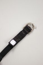 画像2: GUIDI (グイディ) BISON FULL GRAIN LEATHER BELT [BLACK] (2)