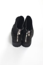 画像4: GUIDI (グイディ) 788V CALF REVERSE LINED BACK ZIP HIGH BOOT [BLACK] (4)