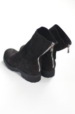画像3: GUIDI (グイディ) 788V CALF REVERSE LINED BACK ZIP HIGH BOOT [BLACK] (3)