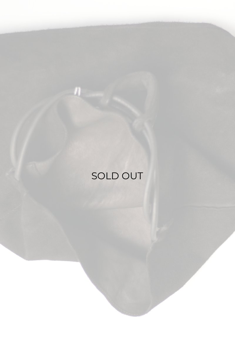 画像2: GUIDI (グイディ) HORSE REVERSE SHOPPER BAG [BLACK] (2)