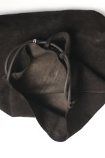 画像2: GUIDI (グイディ) HORSE REVERSE SHOPPER BAG [BLACK] (2)