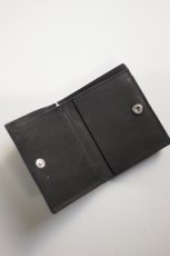 画像3: GUIDI (グイディ) PRESSED KANGAROO DOUBLE WALLET [BLACK] (3)