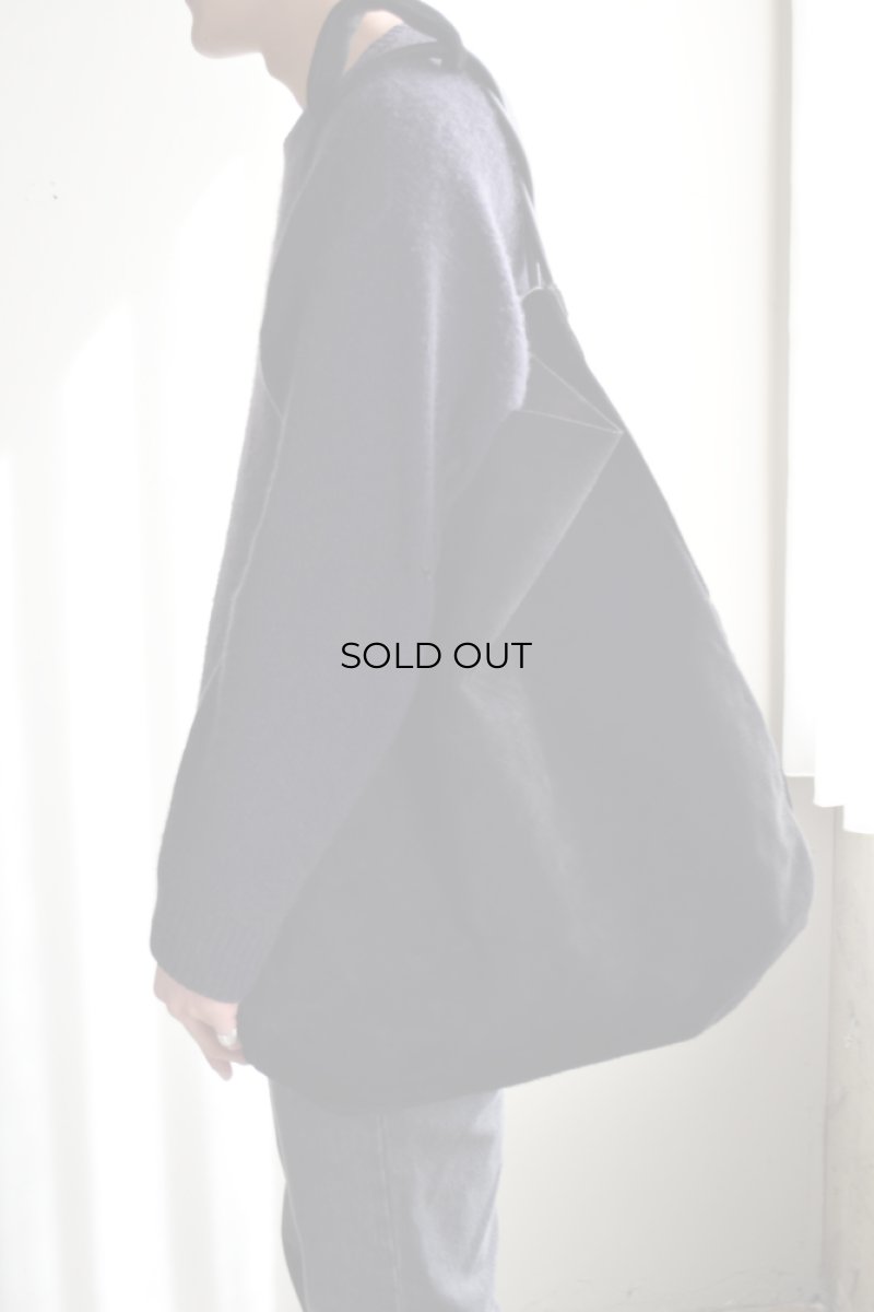 画像5: GUIDI (グイディ) HORSE REVERSE SHOPPER BAG [BLACK] (5)