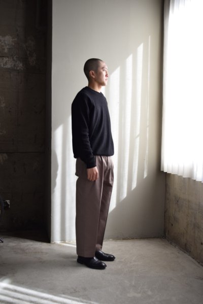 画像1: ANOTHER OFFICE (アナザーオフィス) Santiago Chino Pants [Dark Mink]