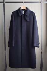 画像5: ANOTHER OFFICE (アナザーオフィス) Legacy Balmacaan Coat [Dark Navy] (5)