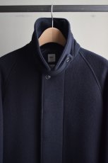 画像6: ANOTHER OFFICE (アナザーオフィス) Legacy Balmacaan Coat [Dark Navy] (6)