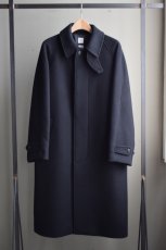 画像5: ANOTHER OFFICE (アナザーオフィス) Legacy Balmacaan Coat [Black] (5)
