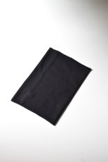 画像2: COMOLI (コモリ) カシミヤ ネックウォーマー [BLACK] (2)