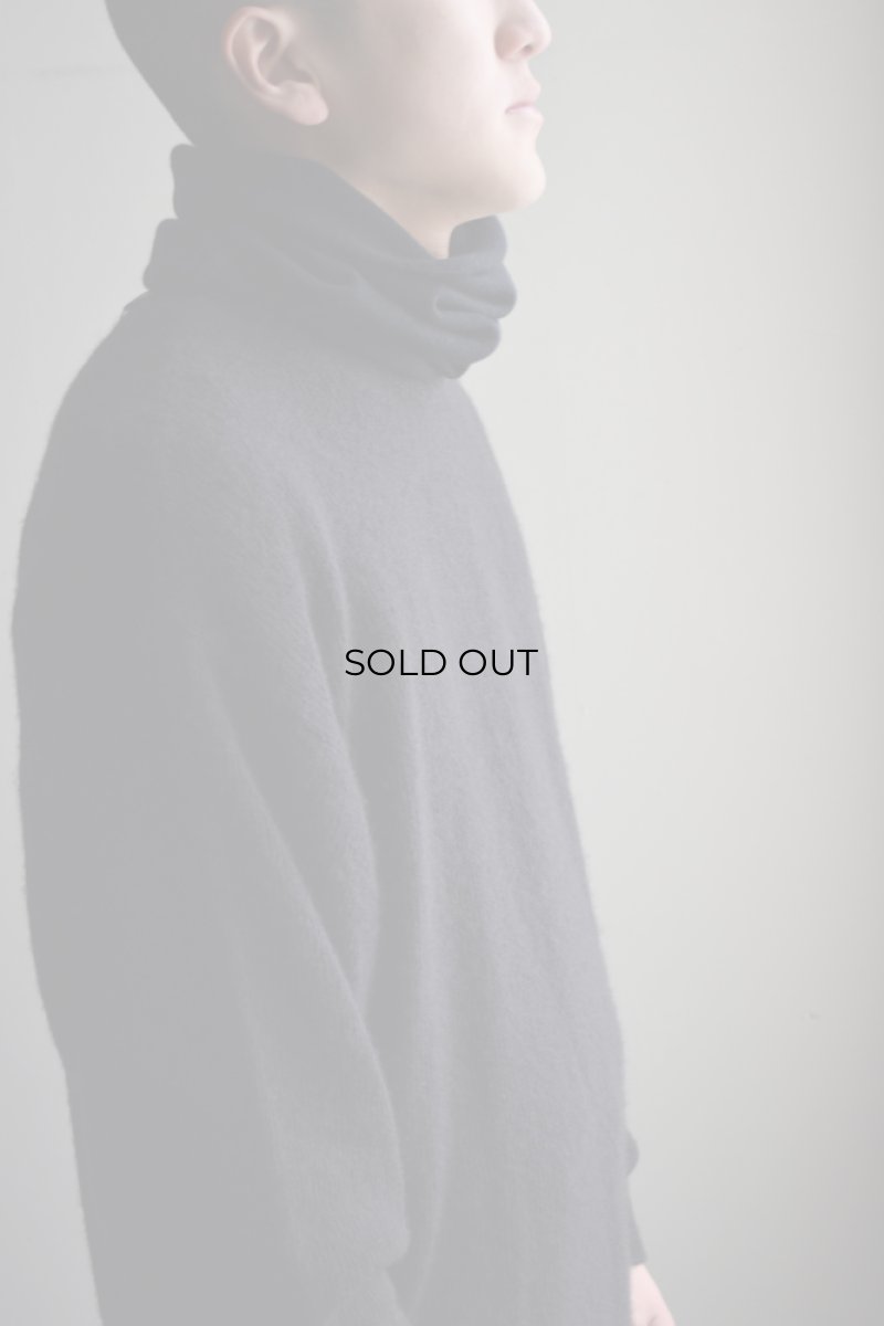 画像3: COMOLI (コモリ) カシミヤ ネックウォーマー [BLACK] (3)