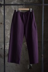 画像5: MARKAWARE (マーカウェア)  Organic Cotton Heavy Fleece WIDE GYM PANTS [D.PURPLE]  (5)