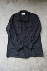 画像5: CIOTA (シオタ) Jungle Fatigue Jacket (Typewriter Fabric) [Black] (5)