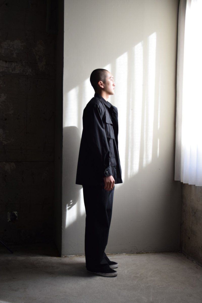 画像1: CIOTA (シオタ) Jungle Fatigue Jacket (Typewriter Fabric) [Black]