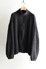 画像5: COMOLI (コモリ) フリース ジップジャケット [FADE BLACK] (5)