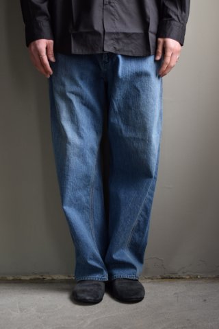 CIOTA (シオタ) Baggy 5 Pocket Pants [Medium Blue]