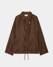 画像5: MARKAWARE (マーカウェア) SILK TAFFETA COACH JACKET III [BURNT UMBER] (5)