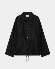 画像5: MARKAWARE (マーカウェア) SILK TAFFETA COACH JACKET III [BLACK] (5)