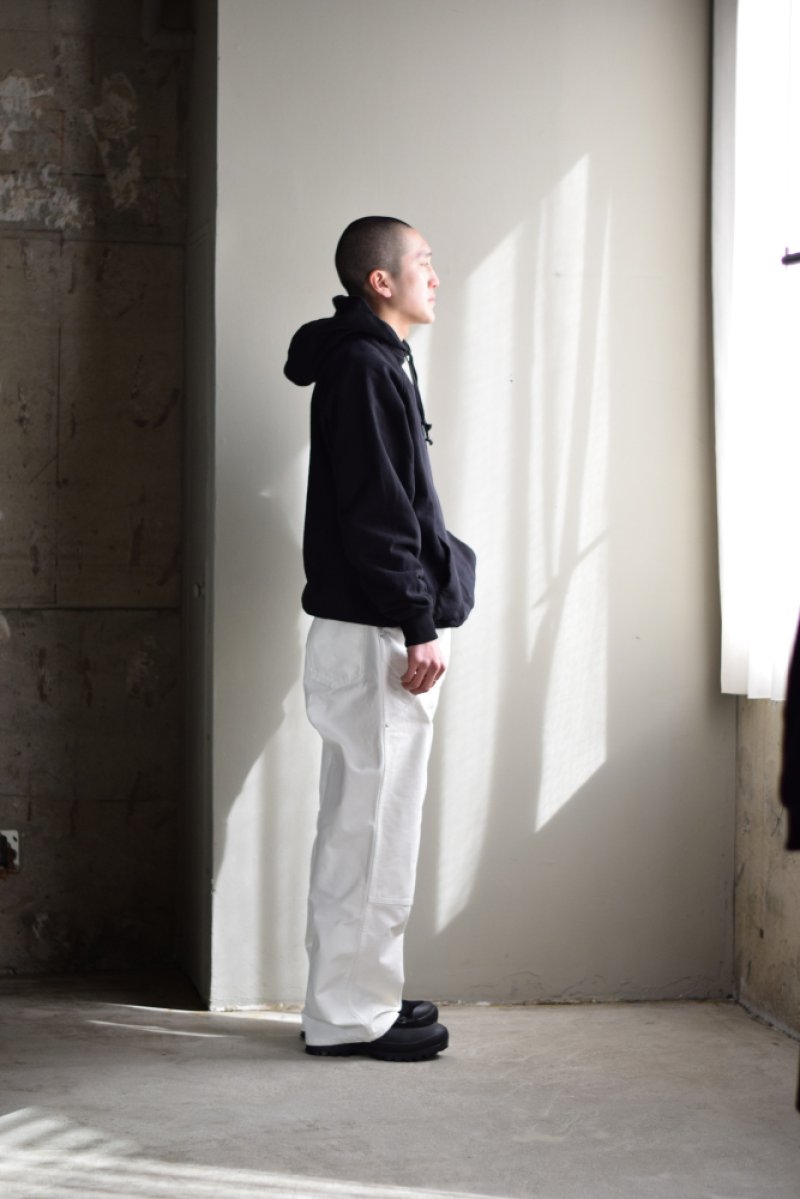 画像1: UNUSED (アンユーズド) Double knee duck pants / UW1190 [WHITE]