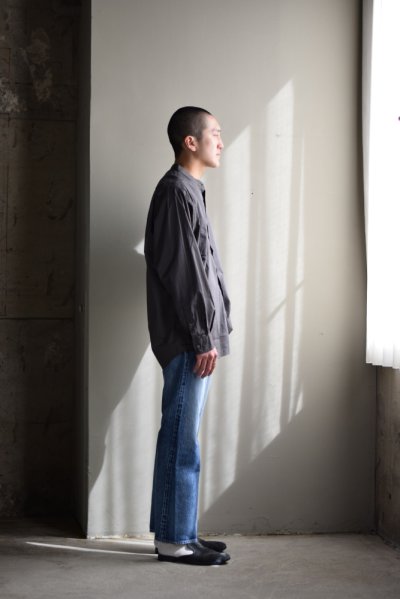 画像1: CIOTA (シオタ) 本藍 スビンコットン 13.5oz ストレートデニム [Medium Dark Blue Damage]