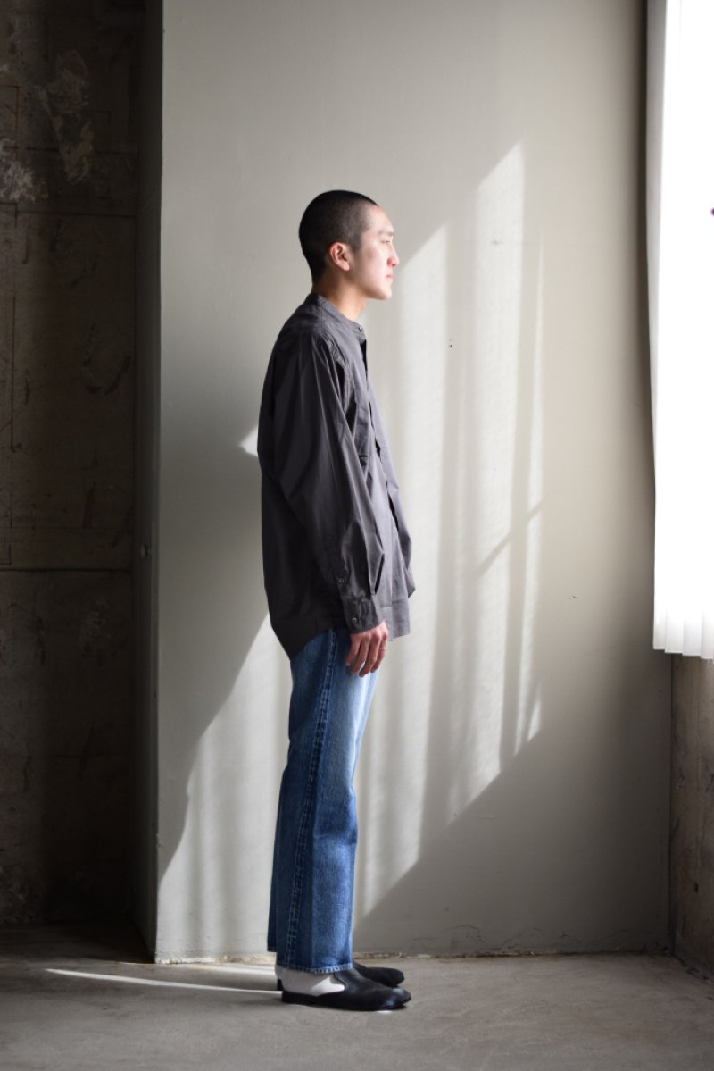 画像1: CIOTA (シオタ) 本藍 スビンコットン 13.5oz ストレートデニム [Medium Dark Blue Damage]