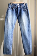 画像5: CIOTA (シオタ) 本藍 スビンコットン 13.5oz ストレートデニム [Medium Dark Blue Damage] (5)