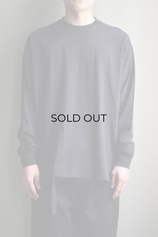 COMOLI (コモリ) コットンジャージ 長袖Tシャツ [WHITE]
