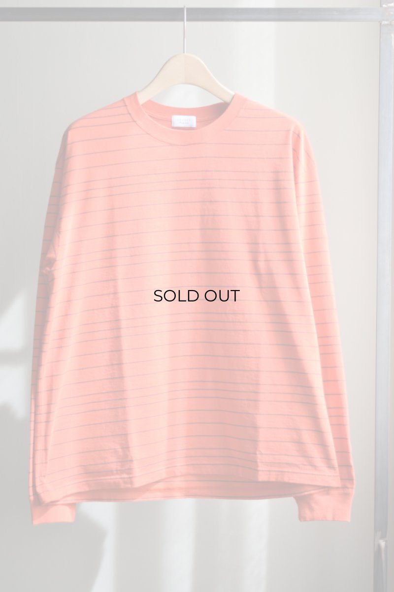 画像5: UNUSED (アンユーズド) Border long sleeve T-shirt / US2544 [RED] (5)