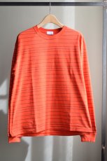 画像5: UNUSED (アンユーズド) Border long sleeve T-shirt / US2544 [RED] (5)