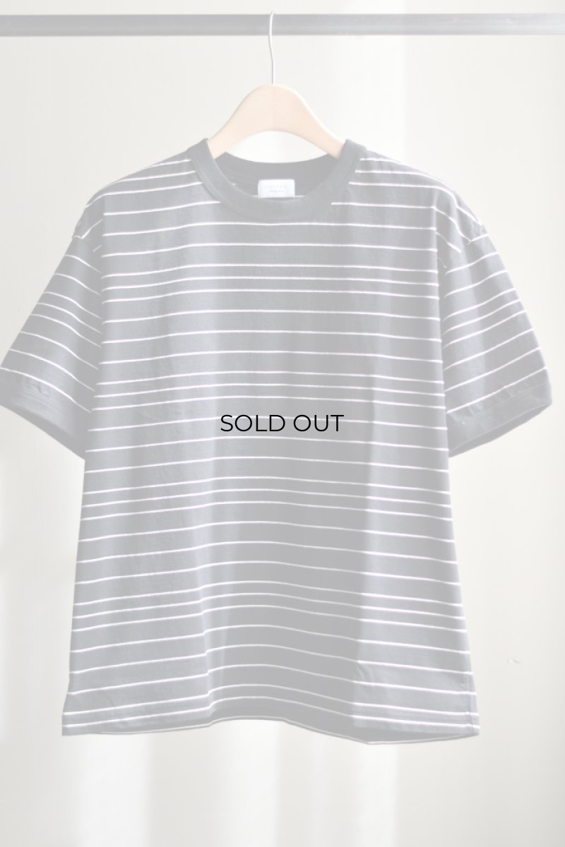 画像5: 【SALE】UNUSED (アンユーズド) Border short sleeve T-shirt / US2543 [BLACK] (5)