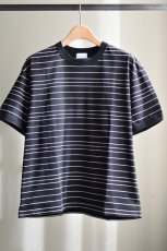 画像5: UNUSED (アンユーズド) Border short sleeve T-shirt / US2543 [BLACK] (5)
