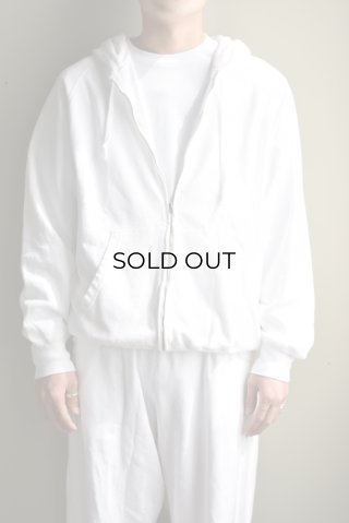 COMOLI (コモリ) LW コットン裏毛 パンツ [WHITE]