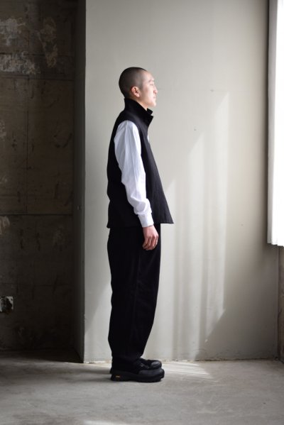 画像1: COMOLI (コモリ) カナパ ベスト [BLACK]