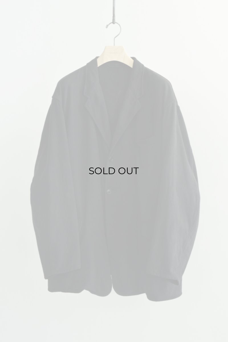 画像5: COMOLI (コモリ) ブラックドリル ジャケット [BLACK] (5)