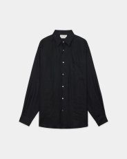 画像5: MARKAWARE (マーカウェア) Hemp Shirting Comfort Fit Shirt  [BLACK] (5)