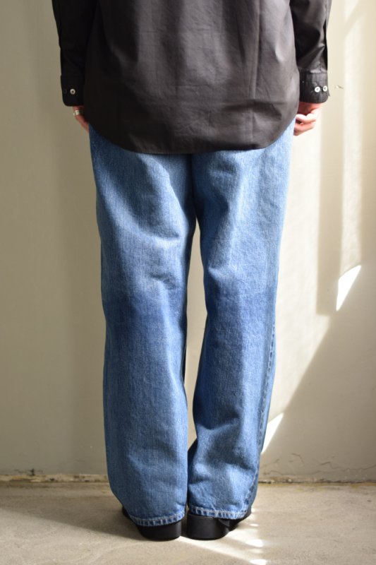 CIOTA (シオタ) Baggy 5 Pocket Pants [Medium Blue]