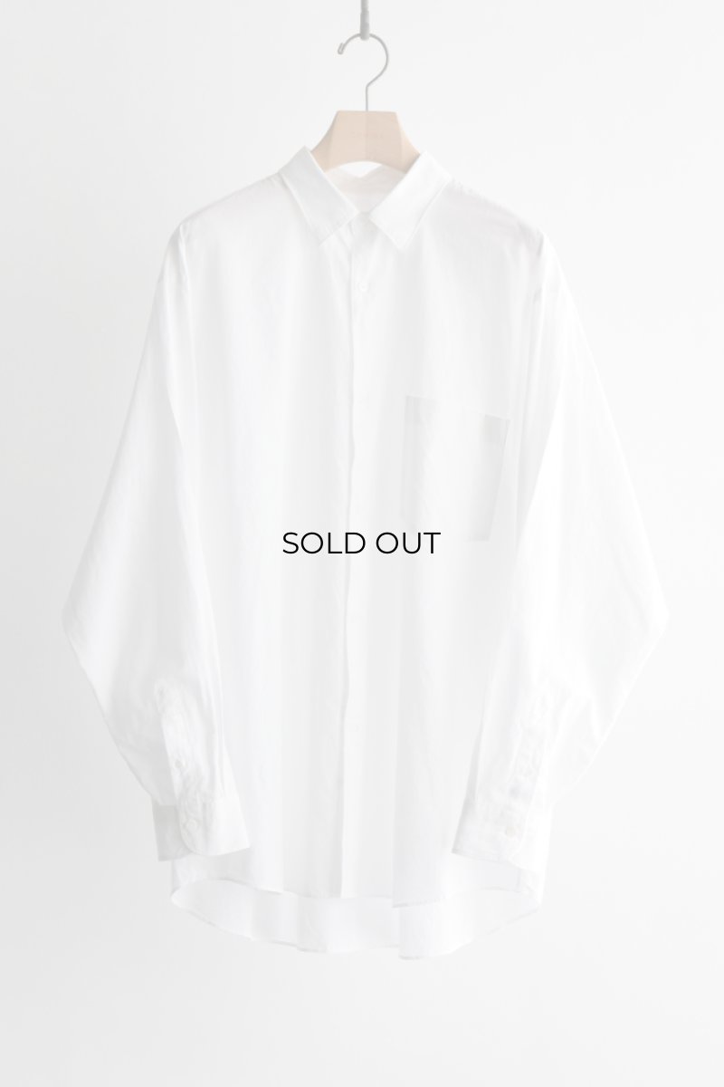 画像5: COMOLI (コモリ) コモリシャツ [WHITE] (5)