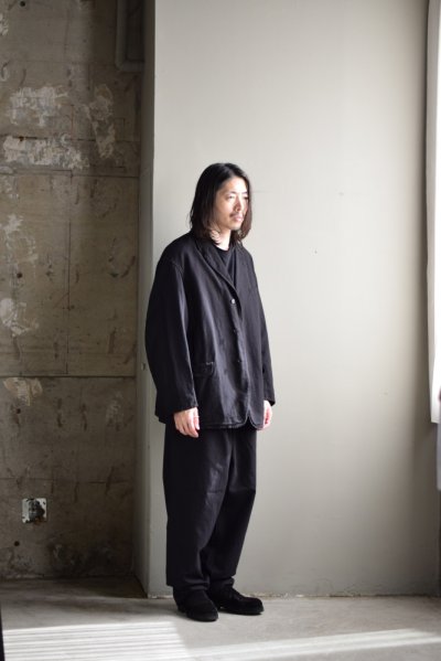 画像1: COMOLI (コモリ) コットンダックス ジャケット [BLACK]