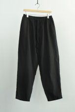 画像5: COMOLI (コモリ) コットンダックス テーパードパンツ [BLACK] (5)